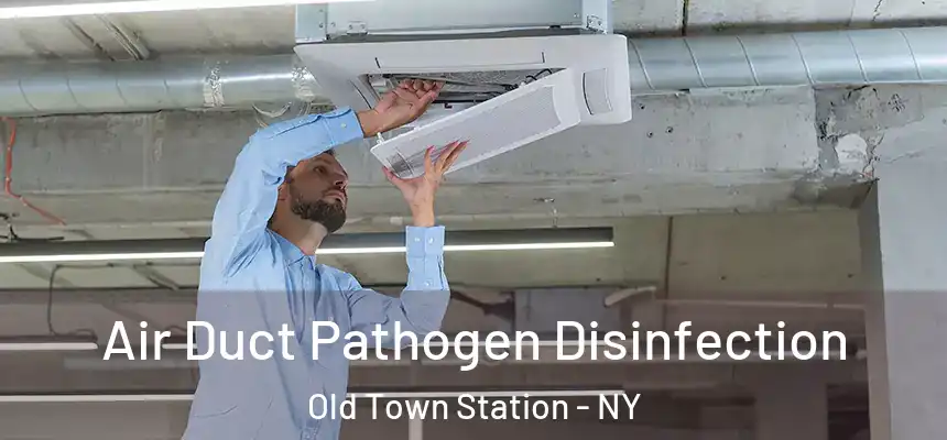 Air Duct Pathogen Disinfection Old Town Station - NY