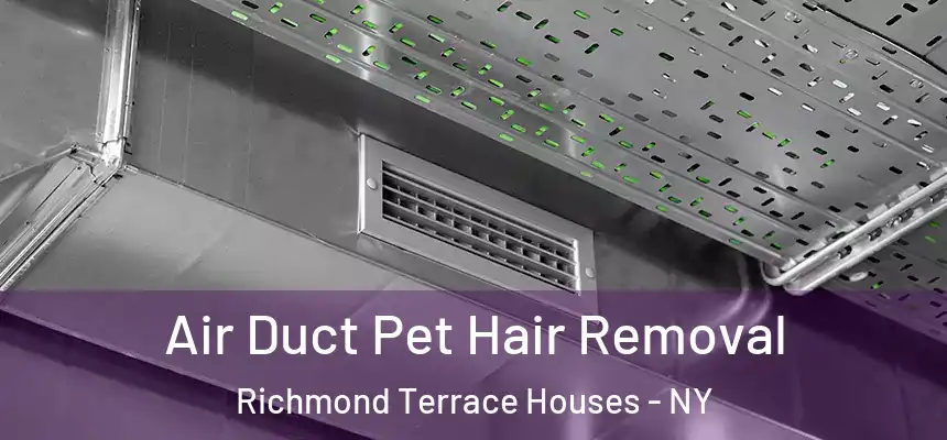 Air Duct Pet Hair Removal Richmond Terrace Houses - NY