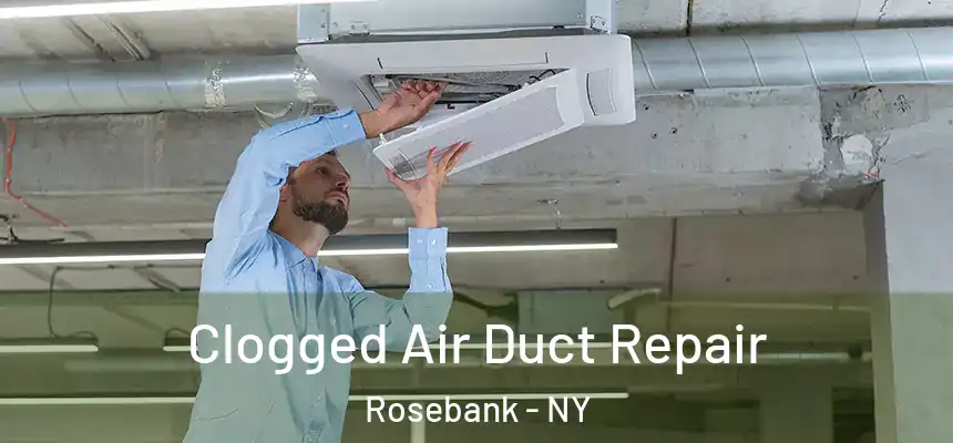  Clogged Air Duct Repair Rosebank - NY