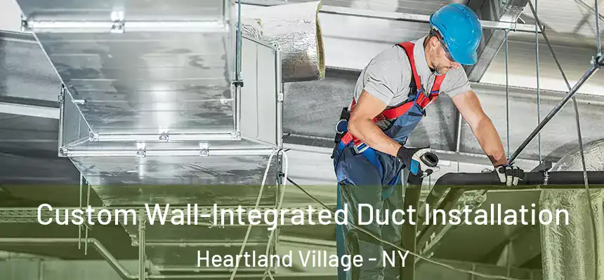 Custom Wall-Integrated Duct Installation Heartland Village - NY