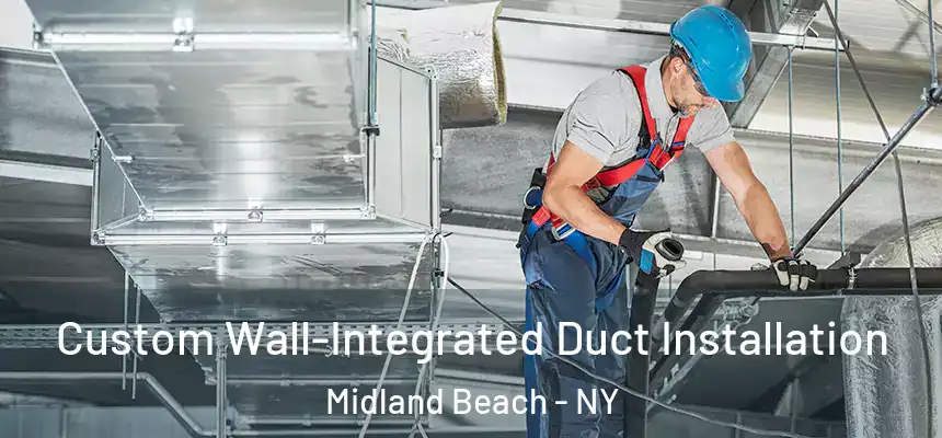 Custom Wall-Integrated Duct Installation Midland Beach - NY