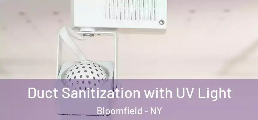  Duct Sanitization with UV Light Bloomfield - NY