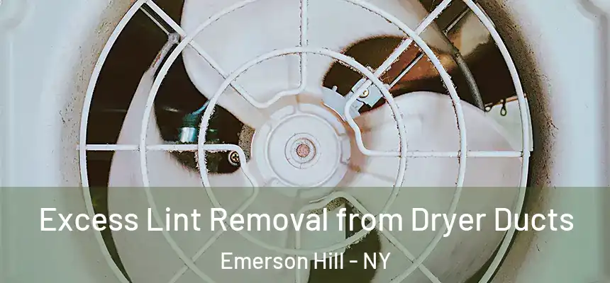 Excess Lint Removal from Dryer Ducts Emerson Hill - NY