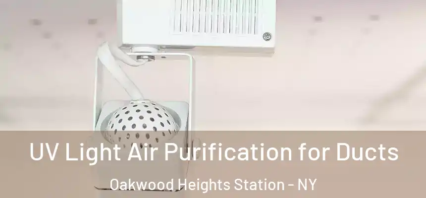  UV Light Air Purification for Ducts Oakwood Heights Station - NY